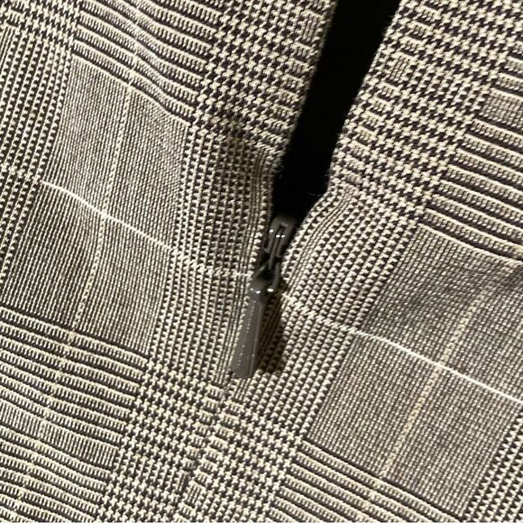 Michael Michael Kors Size 6 Brown Plaid Midi Dress - Picture 8 of 12